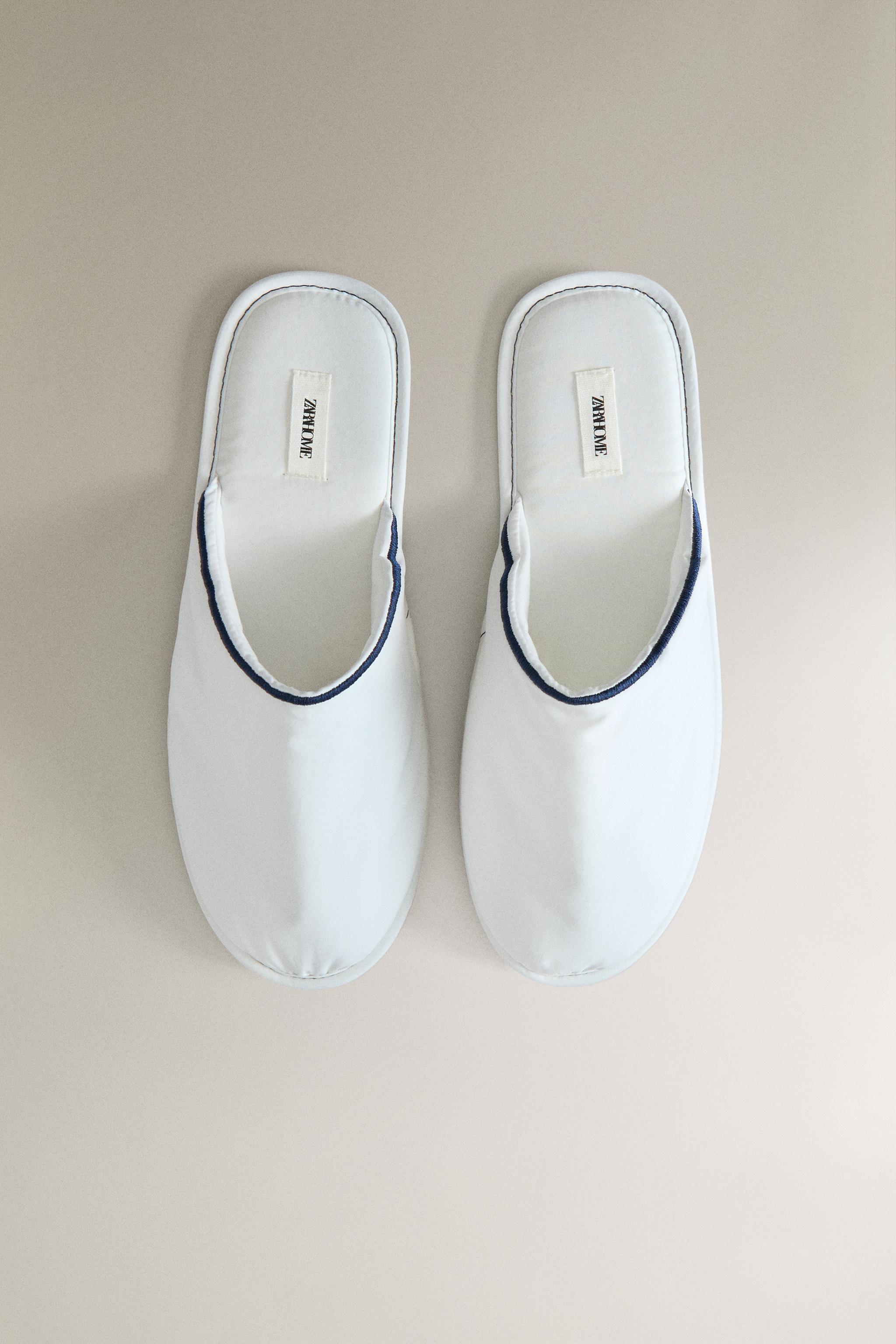 PIPING MULE SLIPPERS